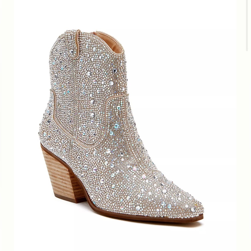 Matisse Harlow Rhinestone Embellished Booties